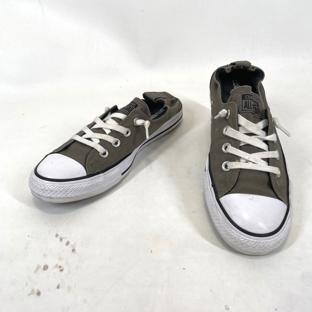 Converse Chuck Taylor All Star Shoreline Slip On Sneakers Grey Womens 10 543202F